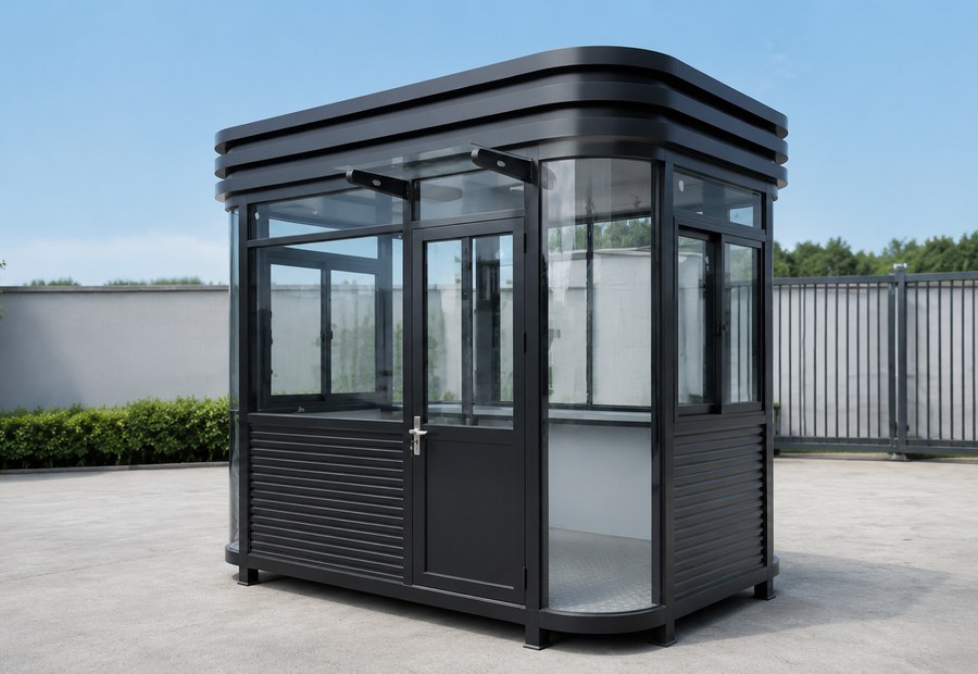 Guangya High School Steel-structure Booth (2)